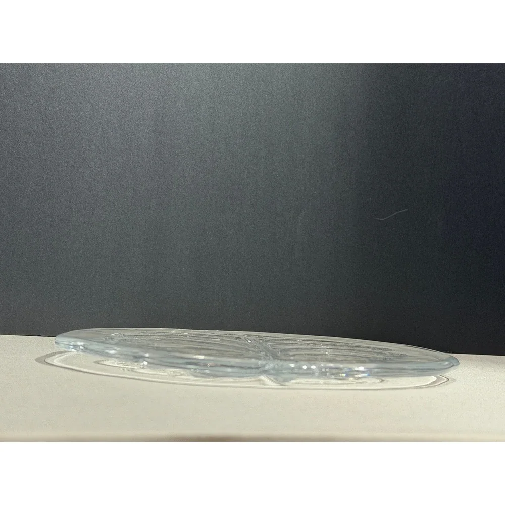 Vintage Orrefors‎ Eden Tree of Life Leaf Serving Tray by Lars Hellsten Sweden